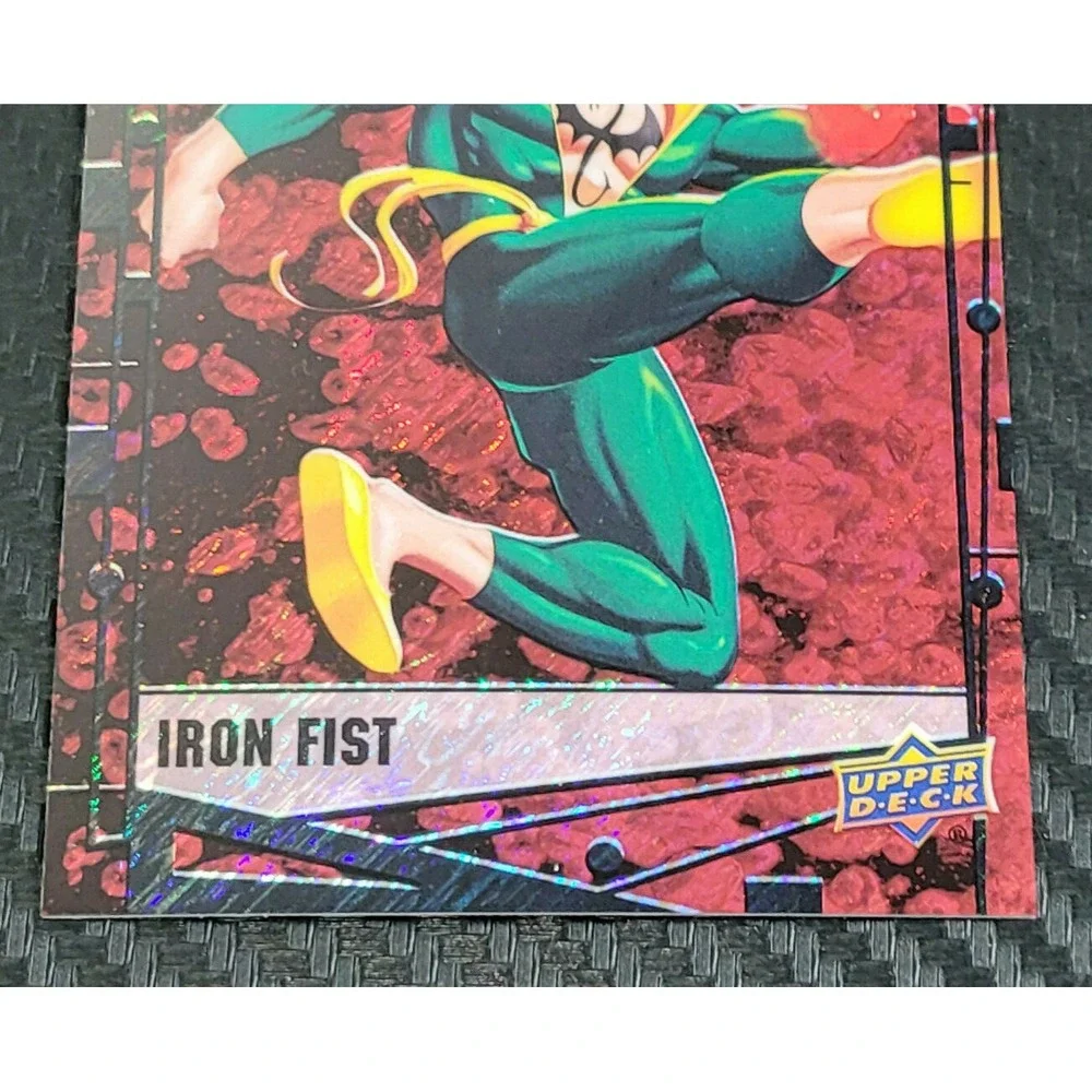 2015 MARVEL‎ VIBRANIUM - IRON FIST #D 22/299 MOLTEN RARE RAW FRAME VARIANT